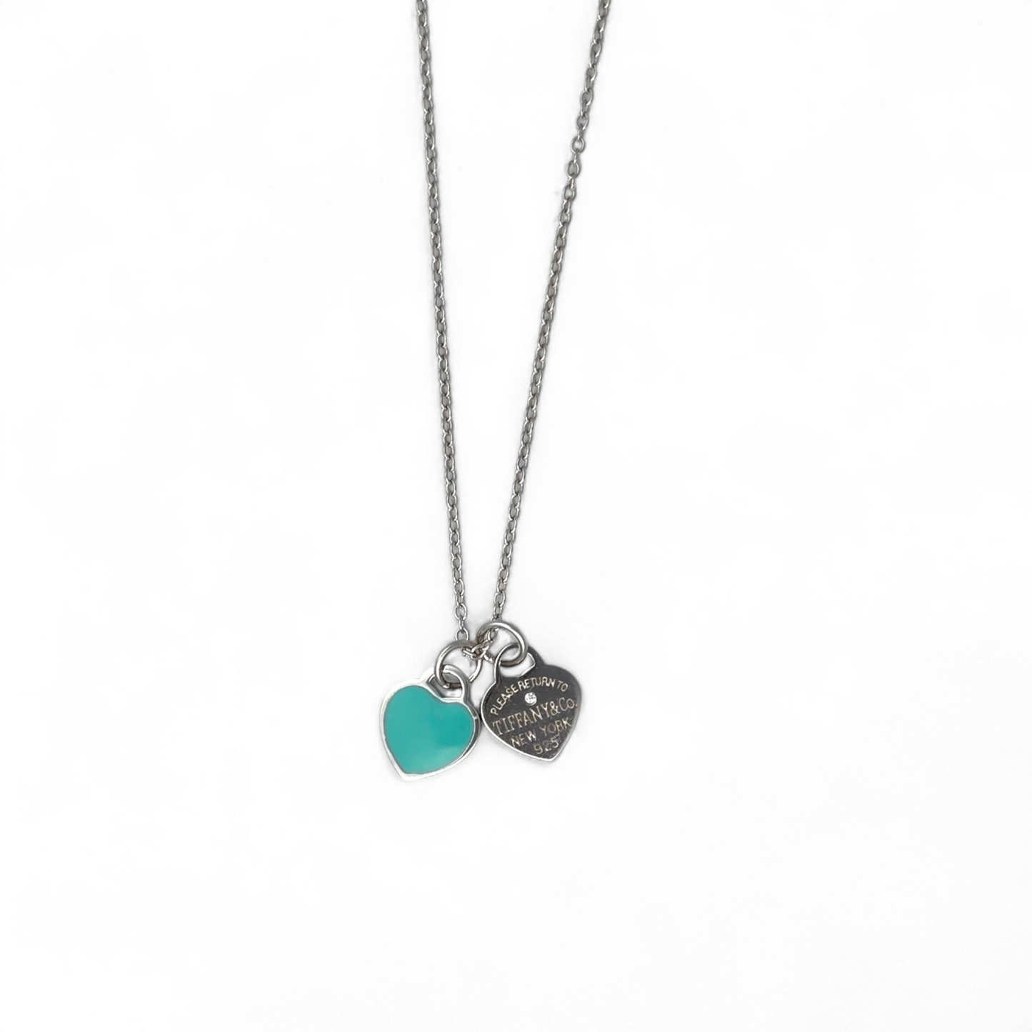 Collar Tiffany 2 Corazones